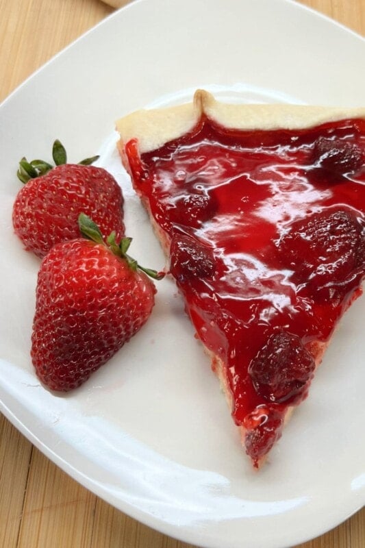 Strawberry Cream Cheese Crostata - Chef Alli