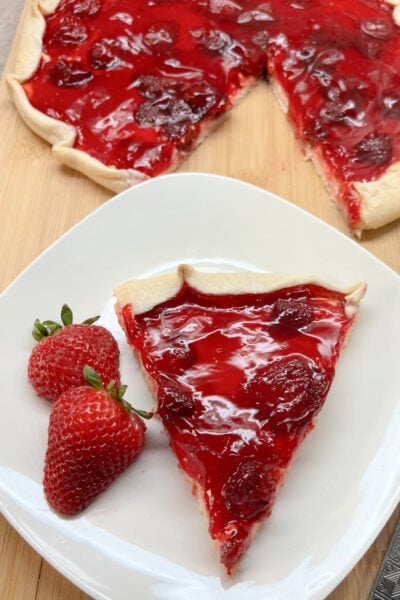 Strawberry Cream Cheese Crostata - Chef Alli