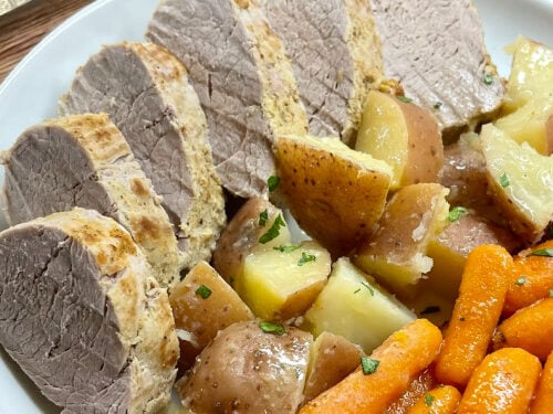 Instant pot pork tenderloin with potatoes and discount carrots