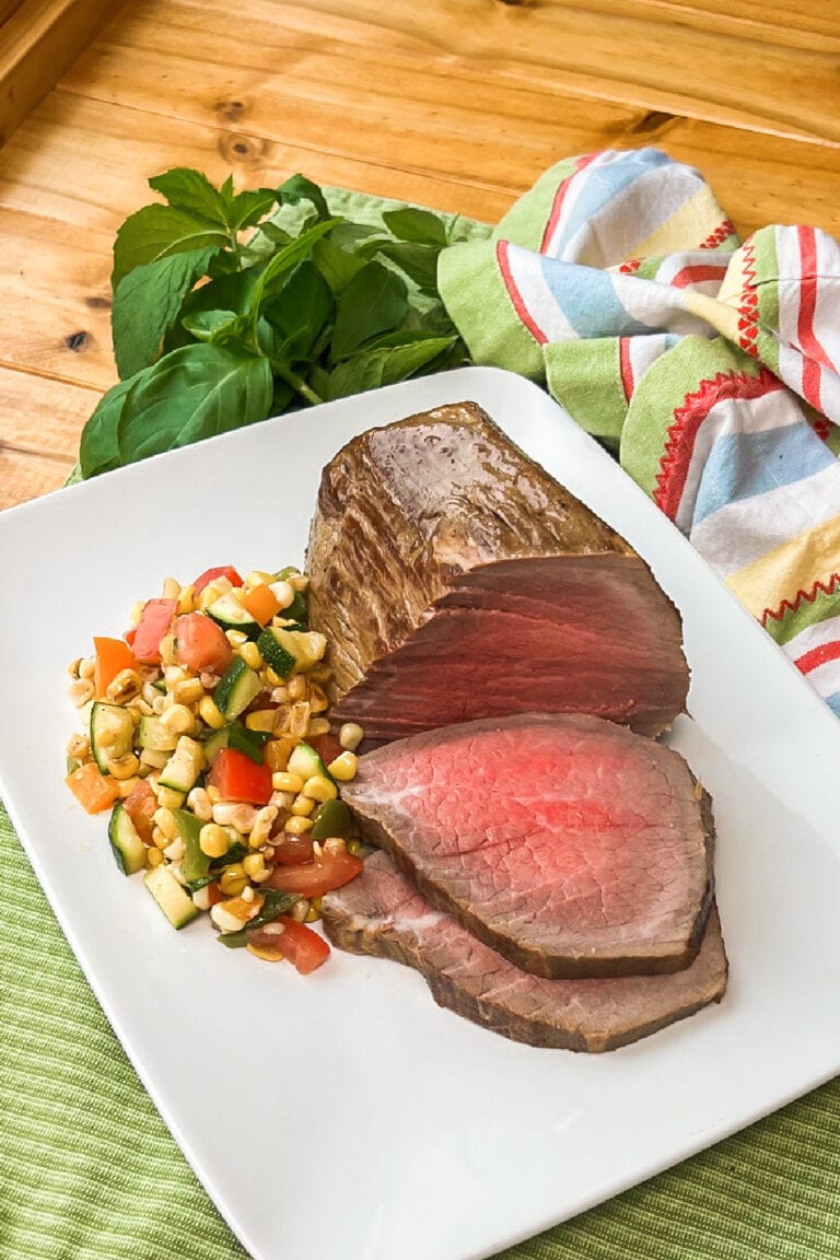 Instant Pot Beef Eye of Round Roast for Deli Style Roast Beef