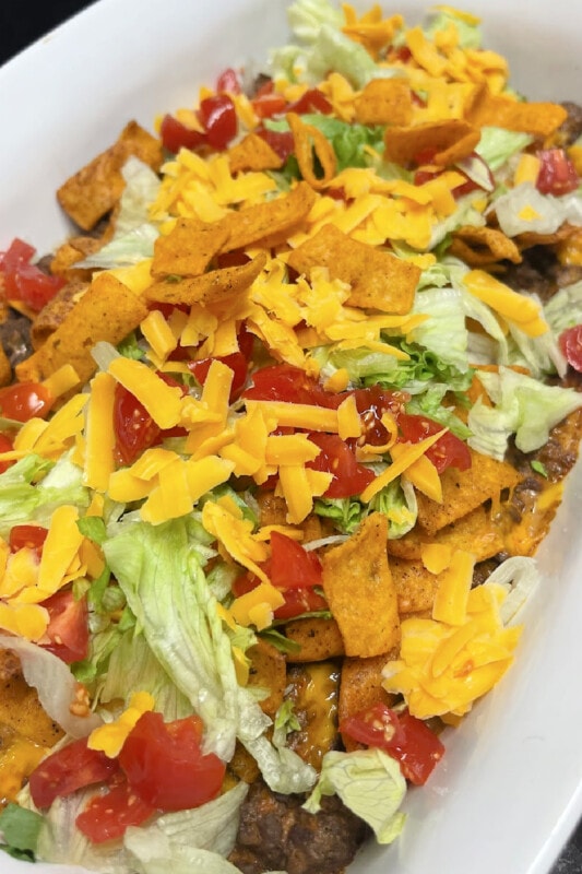 Walking Taco Casserole - Chef Alli