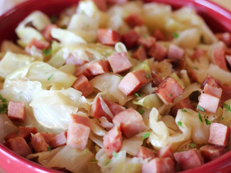 Crockpot Ham and Cabbage - ChefAlli.com