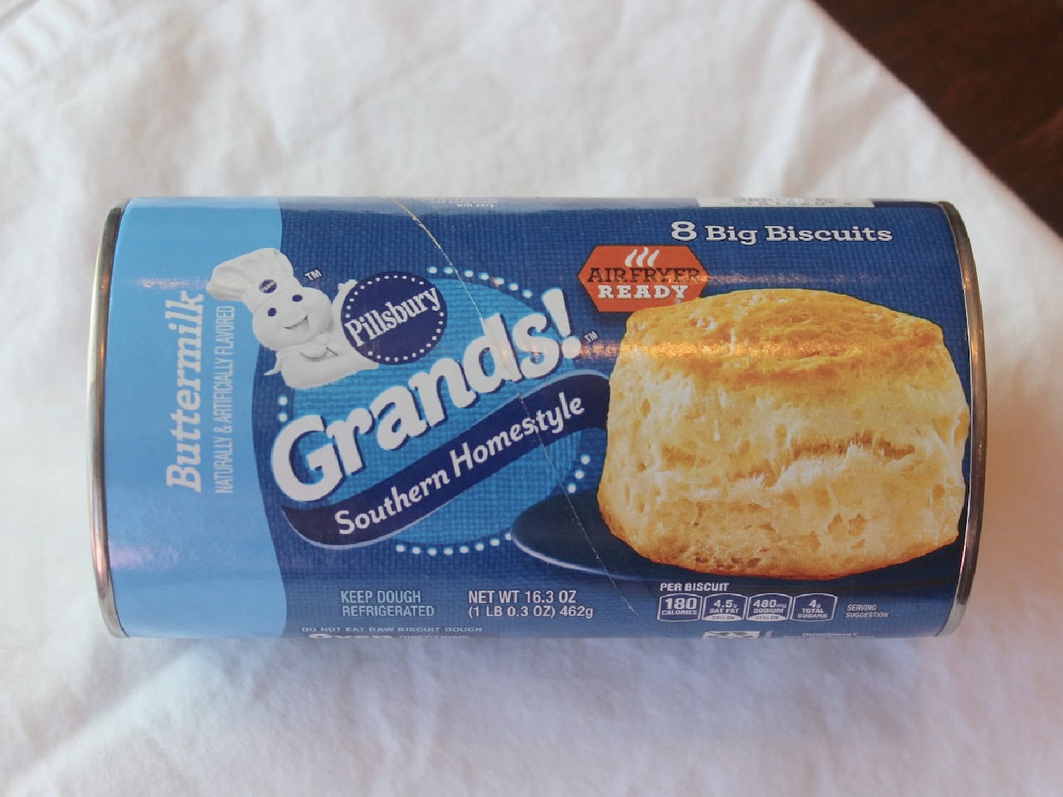 A can of Pillsbury Grands Biscuits. 