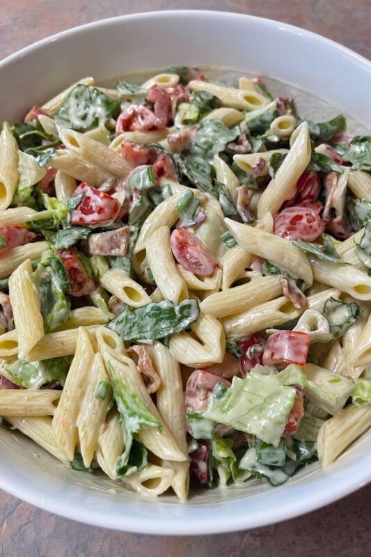 BLT Pasta Salad - ChefAlli.com