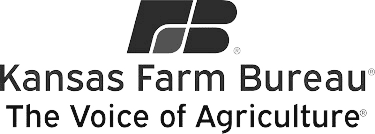 Kansas Farm Bureau black and white logo