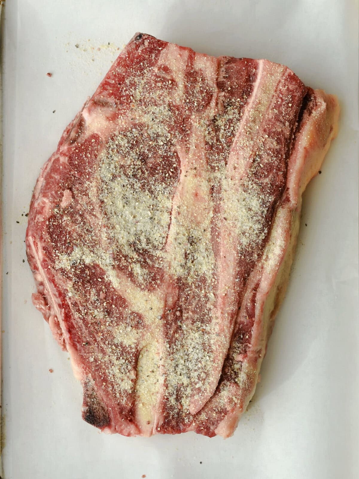 Italian dressing packed seasoned chuck roast. 