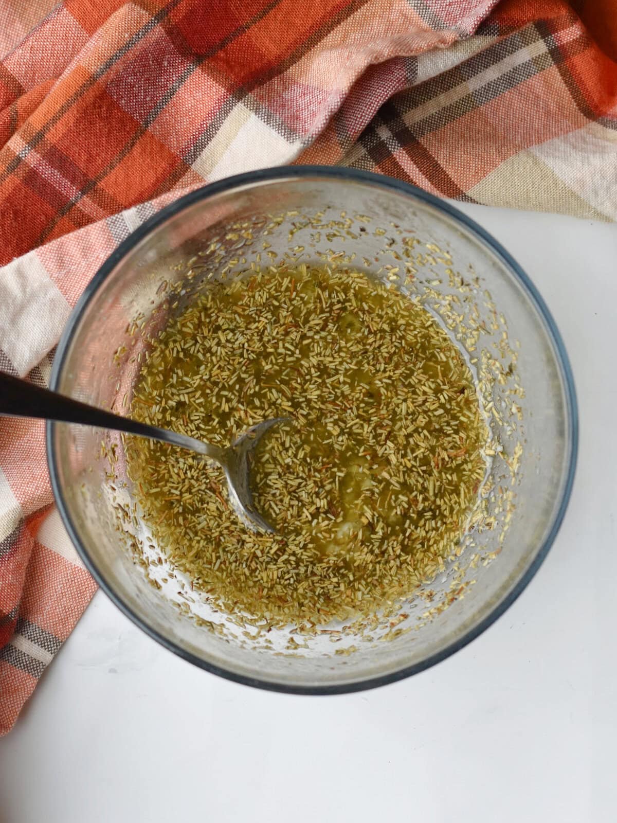 Basting butter in a small bowl. 
