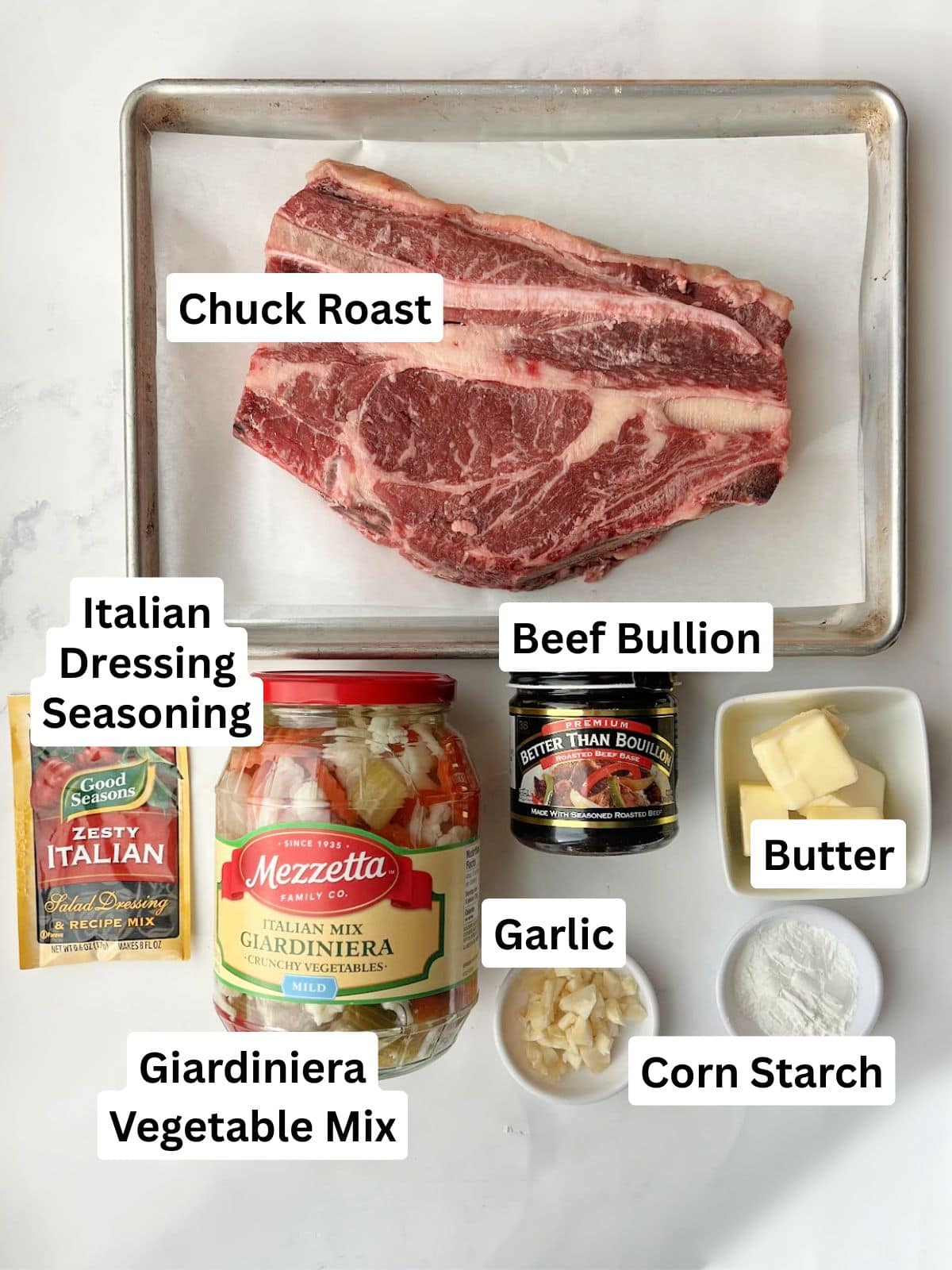 Pulled Beef Sandwiches in the Crock Pot ingredients. 